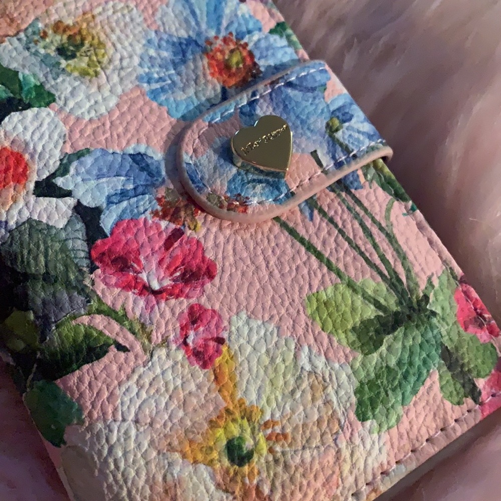 Betsey Johnson Floral Card Case